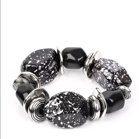 Paparazzi Glaze Glory Black Blockbuster Bracelet New ππΊπ - Picture 5 of 6